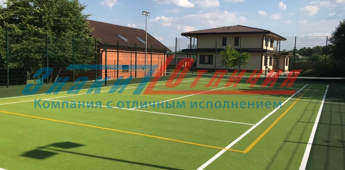 Теннисный комплекс от нашей компании в Москве